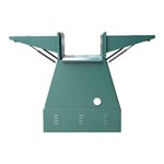 Caixa de distribuição externa em aço inoxidável para cabos de alta tensão DFW-12/630, 10 kV, uma entrada e três saídas.