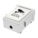 Caixa de monitoramento externo com furos para montagem