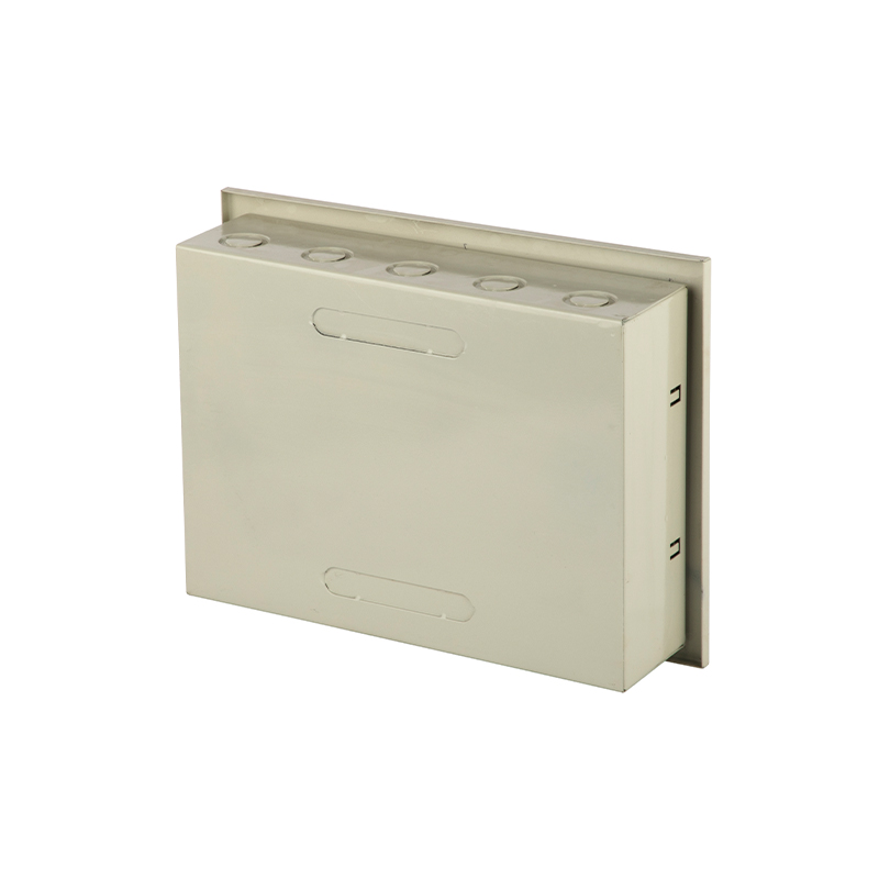 Quadro de disjuntores elétricos com múltiplos circuitos