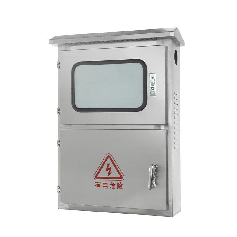 Caixa de aço inoxidável para conexão à rede de painéis fotovoltaicos