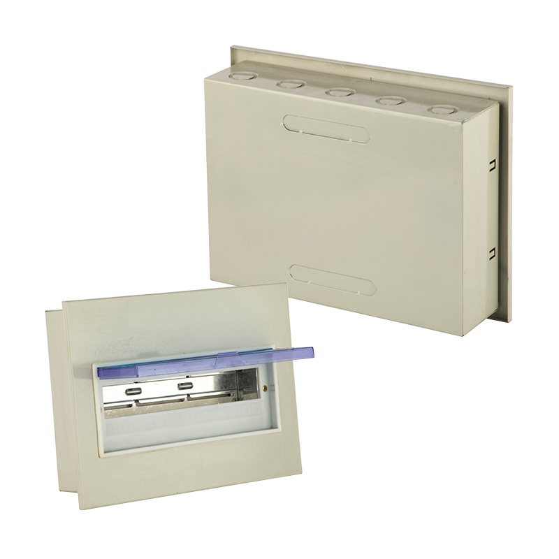 Caixa elétrica com múltiplos circuitos