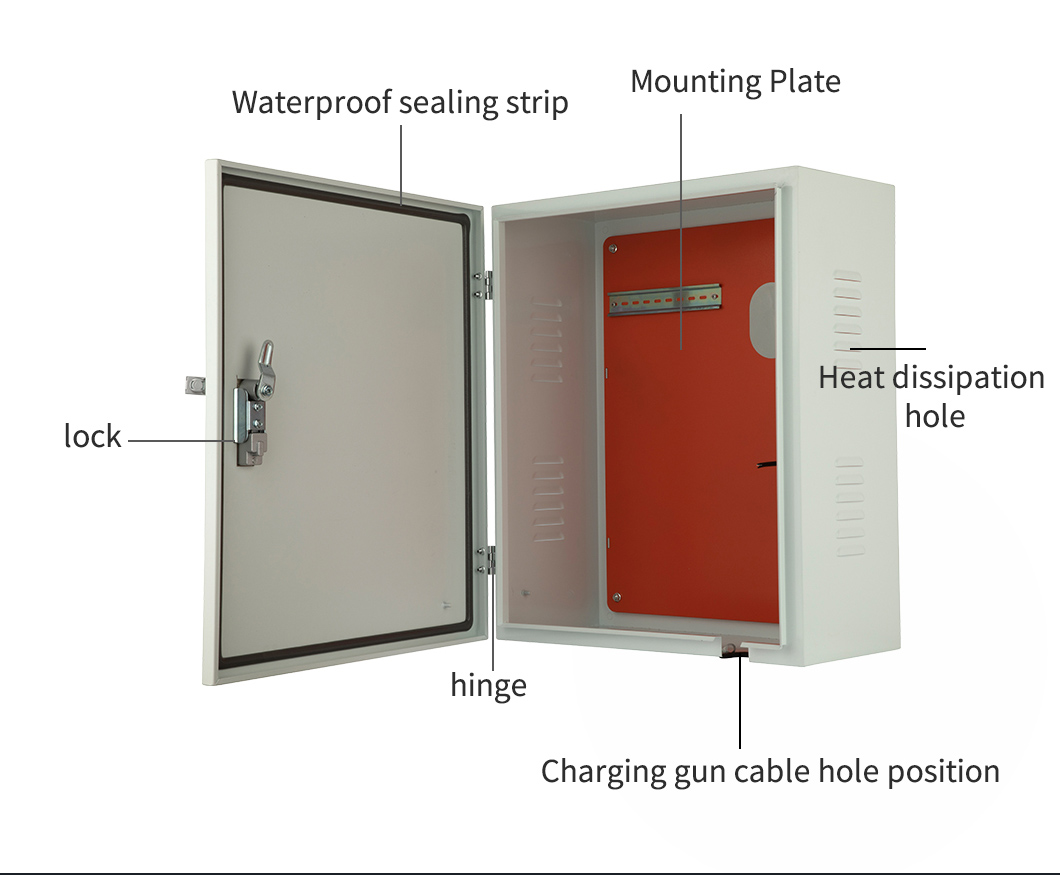 Caixa de proteção à prova d'água para carregador de veículos elétricos