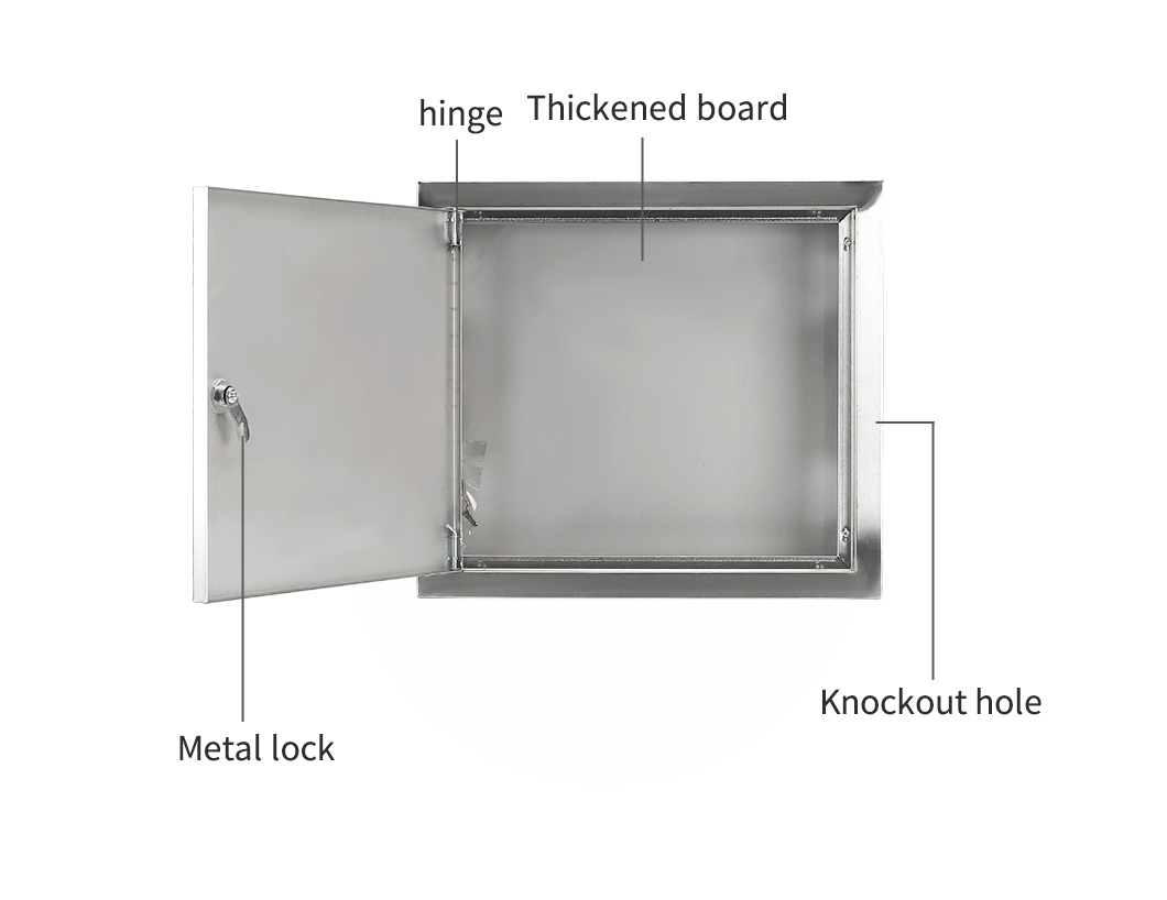 Caixa para medidor de água em aço inoxidável resistente à corrosão