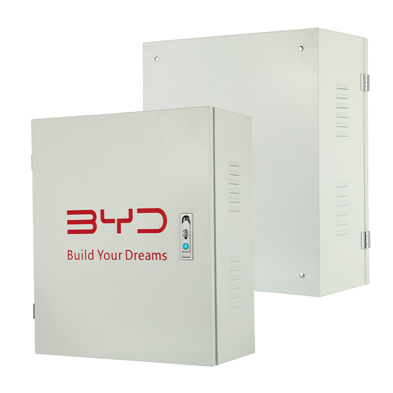 Caixa para carregador de veículos elétricos com iluminação LED