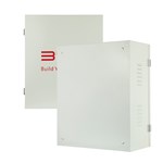 Caixa para carregador de veículos elétricos com pés de montagem