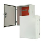 Caixa para carregador de veículos elétricos para estacionamento externo