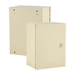 Caixa elétrica em aço macio com revestimento em pó.