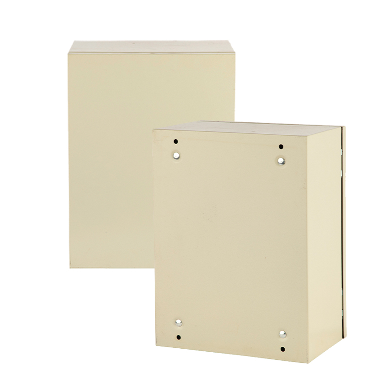 Caixa elétrica à prova d'água para iluminação de jardim.