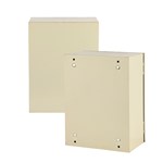 Caixa elétrica à prova d'água para iluminação de jardim.