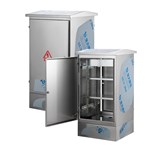 Gabinete em aço inoxidável com PDU integrada