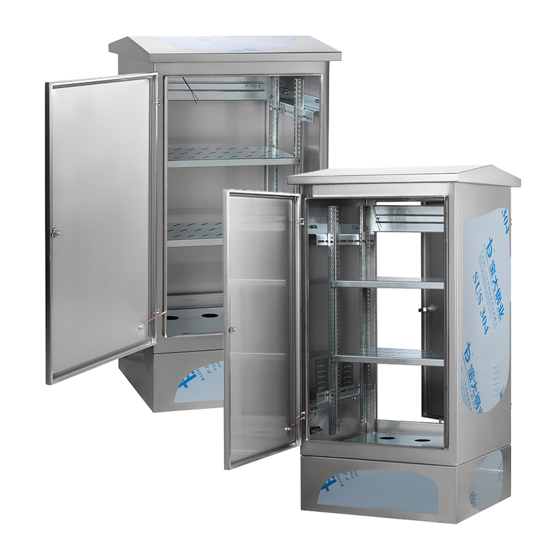 Rack em aço inoxidável com montagem vertical para PDU