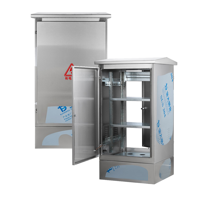 Caixa de aço inoxidável para switches de rede