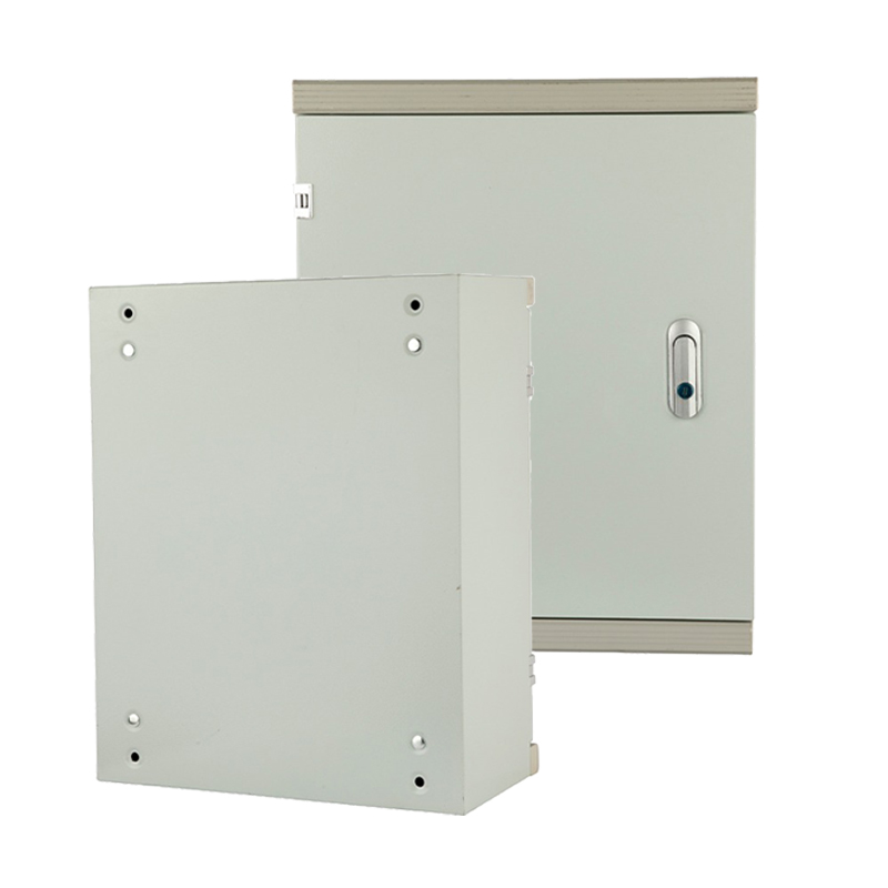 Caixa de junção à prova d'água com classificação IP68 para uso externo.