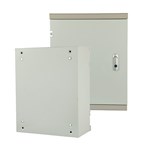 Caixa de junção à prova d'água com classificação IP68 para uso externo.