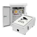 Caixa à prova de intempéries para câmeras IP externas