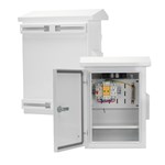 Caixa à prova de intempéries para câmeras de segurança externas