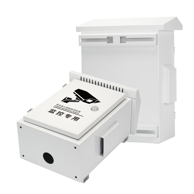 Armário de monitoramento à prova de intempéries para uso externo.