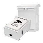 Armário de monitoramento à prova de intempéries para uso externo.