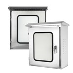 Caixa de distribuição estanque em aço inoxidável