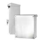 Caixa elétrica industrial em aço inoxidável