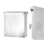 Armário elétrico residencial em aço inoxidável