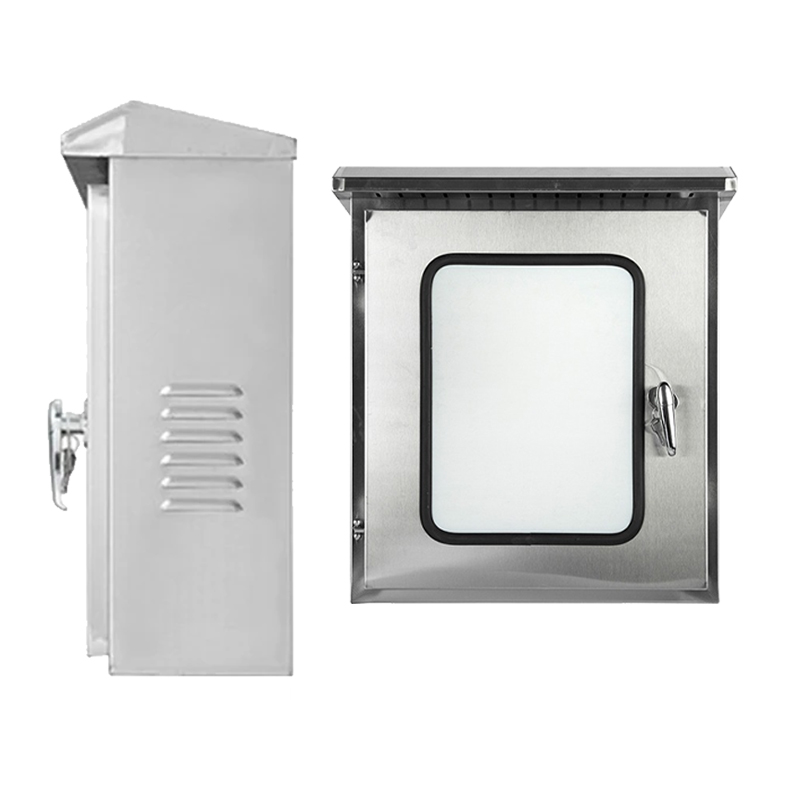 Caixa de distribuição autoportante em aço inoxidável