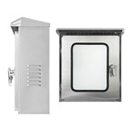 Caixa de distribuição autoportante em aço inoxidável