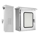 Armário elétrico de aço inoxidável para montagem em superfície