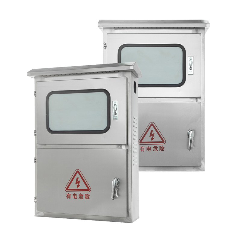 Caixa fotovoltaica conectada à rede em aço inoxidável