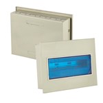 Caixa elétrica com múltiplos circuitos