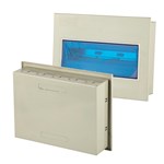 Caixa de disjuntores metálicos múltiplos