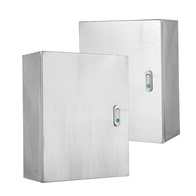Caixa de proteção elétrica industrial em aço inoxidável