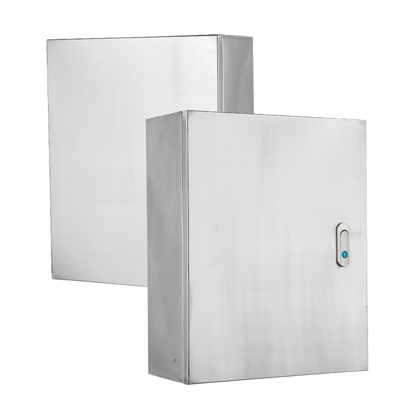 Caixa estanque em aço inoxidável com fechadura