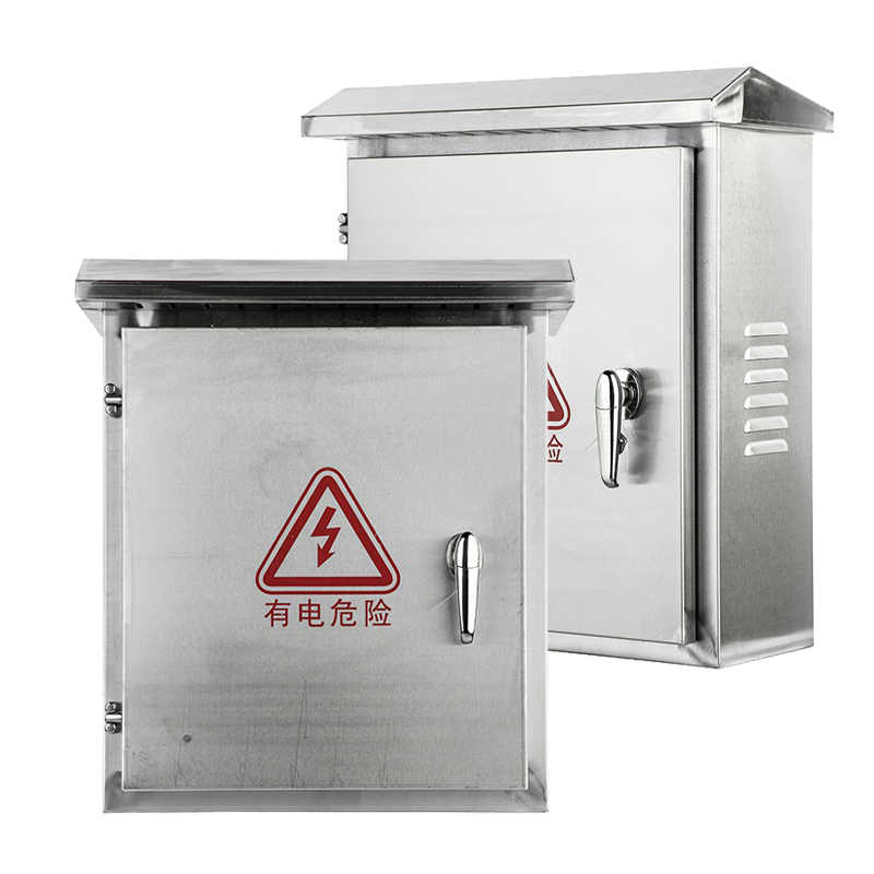 Caixa de armário elétrico externo em aço inoxidável