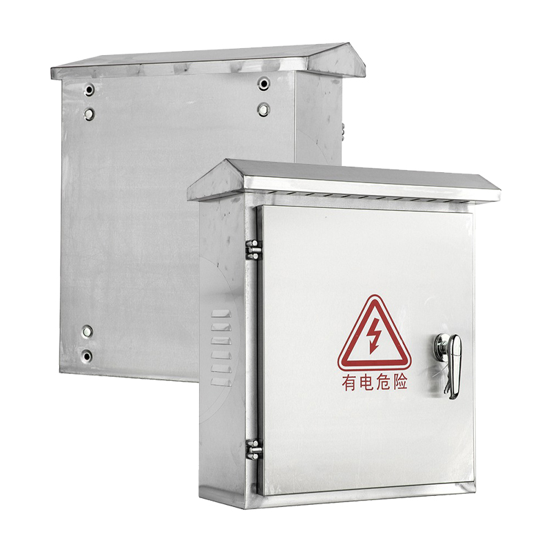 Caixa de proteção em aço inoxidável para painéis elétricos.
