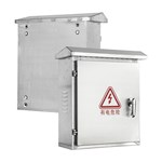 Caixa de proteção em aço inoxidável para painéis elétricos.
