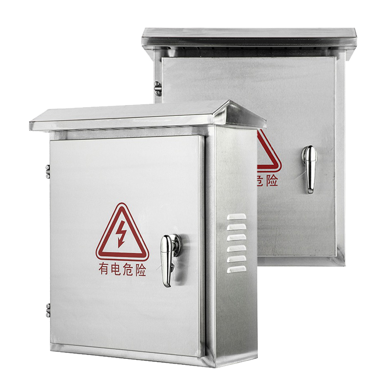 Caixa de aço inoxidável para interruptores e painéis elétricos.
