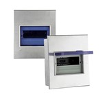 Disjuntor de ar para montagem na parede, caixa em aço inoxidável.