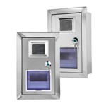 Caixa de distribuição embutida na parede em aço inoxidável para medidor