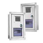 Caixa de distribuição de medidor em aço inoxidável para instalação embutida na parede