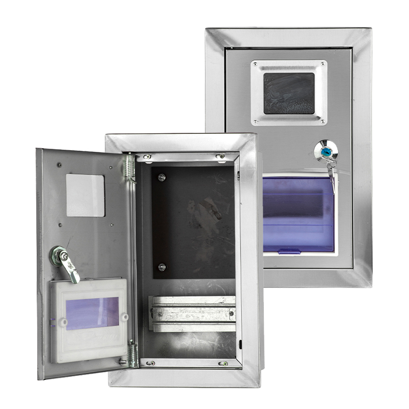 Caixa de medidor de parede em aço inoxidável 316