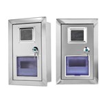 Caixa de parede para medidor de eletricidade em aço inoxidável