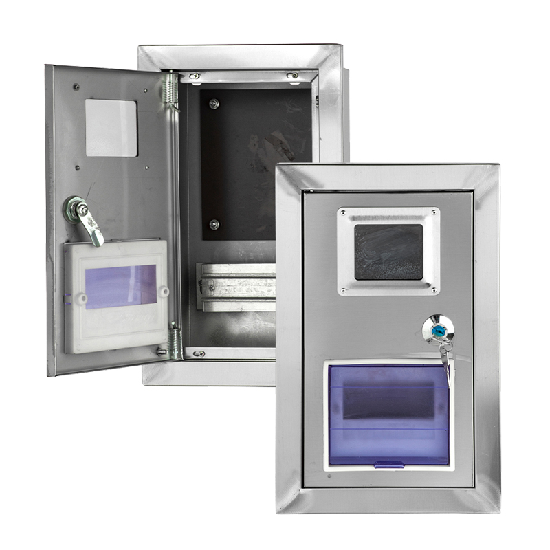 Caixa de medidor de parede em aço inoxidável para uso externo