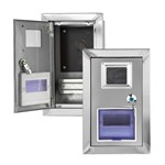 Caixa de medidor de parede em aço inoxidável para uso externo