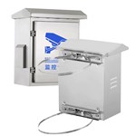 Caixa à prova de intempéries para câmeras de segurança externas