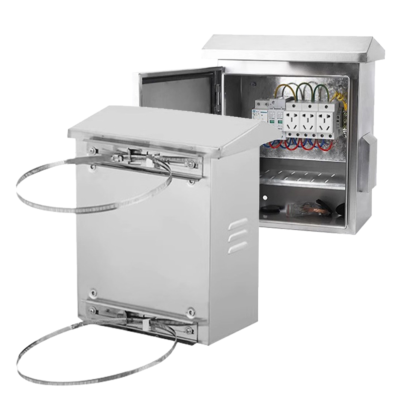 Caixa à prova de intempéries para monitoramento externo