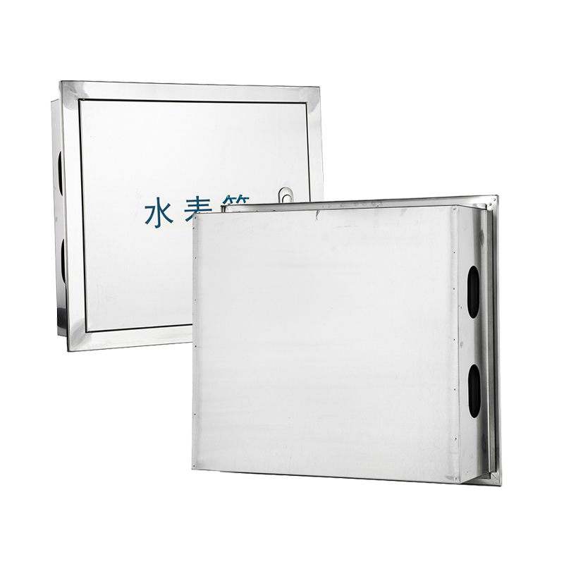 Caixa para medidor de água em aço inoxidável, unidade.