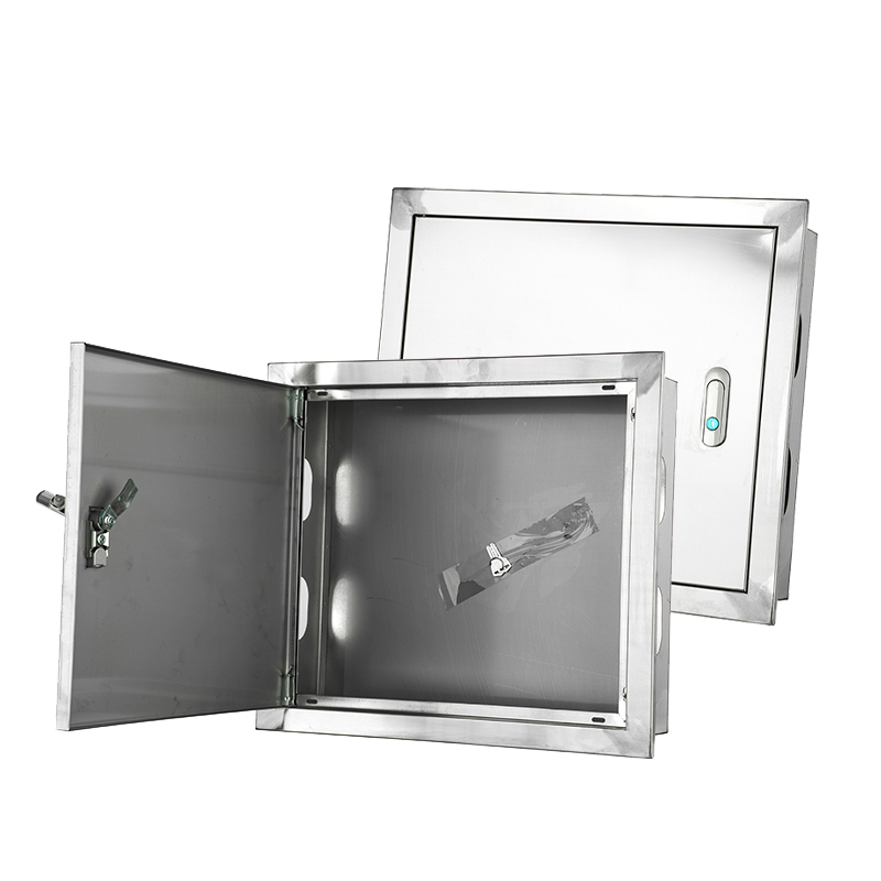 Caixa de medidor de água em aço inoxidável acessível