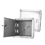 Caixa de medidor de água em aço inoxidável acessível