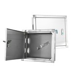 Caixa de medidor de água residencial em aço inoxidável